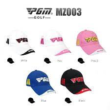 Pgm Brand Golf Hat Golf Caps Unisex Cotton Golf Sunscreen Hat Embroidery Trademark Top Cap Golf Hats Sport Peaked Cap 5 Colors