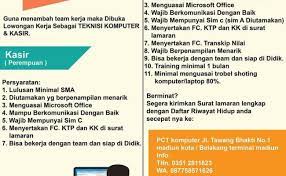 Beranda › loker karanganyar › loker mei 2020 › loker solo › lulusan d3 › lulusan s1 › lulusan slta. Lowongan Kerja Januari 2021 Pt Medion Bandung Cari Cute766