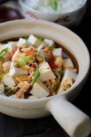 Easy Mapo Tofu Recipe Mapo Tofu Using Ground Chicken Spicy Fermented Beans And Soft Silken Tofu Easy Ma Tofu Recipes Mapo Tofu Recipe Mapo Tofu Recipe Easy
