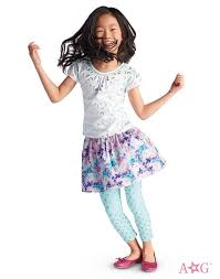 Silver Print Cat Tee For Girls American Girl Clothes American Girl Doll Accessories American Girl