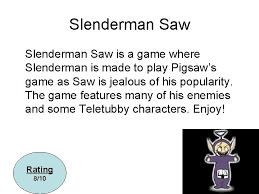 Jul 18, 2019 · descargar e instalar fernanfloo saw game para pc en windows 10, 8.1, 7 última versión. Slenderman Saw Game