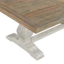 The best way to tie your room together is with a stylish coffee table. Martin Svensson Home Napa Solid Wood Coffee Table White Stain And Natural Brown 860126