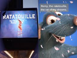 Watch ratatouille | a rat named remy dreams of becoming a great french chef despite his family's wishes and the obvious problem of you're watching. Ratatouille The Musical Tiktok Hit Gets Broadway Treatment
