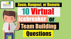 Luckily, there are tons of online games you can play as a group with no more than a zoom call. 10 Virtual Icebreaker Questions Zoom Hangout Or Remote Activities Youtube