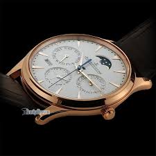 Jaeger Lecoultre Master Ultra Thin Perpetual Mens Watch Model 1302520 Skeleton Watches Luxury Watches For Men Jaeger Lecoultre Watches