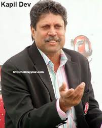 Jan 6 Kapil Dev Indian Cricketer Was Born Today For More Famous Birthdays Http Holidayyear Com Birthdays Kapil Dev India Cricket Team World Cricket