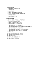 Latihan psikotes menebak dan mencocokan gambar online. Psikotes Ui Pdf