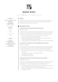 Event Planner Resume Event Planner Resume Resume Examples Event Planner