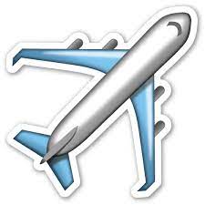 Airplane Emoji Stickers Iphone Case Stickers Brand Stickers