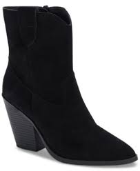 AQUA COLLEGE Womens Gray Western Style Nancy Almond Leather Booties 9 M  レディース｜レディース靴