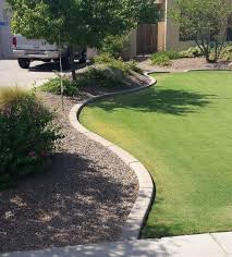Concrete has long been and remains one of the most popular materials for garden edging. Landscape Curbing Parking Lots Sidewalks Lawns Phoenix Arizona