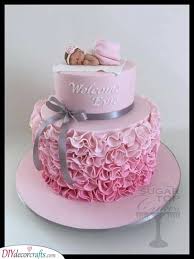 Sleeping Beauty Shades Of Pink Baby Shower Cakes Girl Torta Baby Shower Baby Shower Cakes Girl Pink
