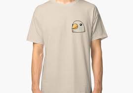 bird emoji whatsapp classic t shirt by alydoodles classic t shirts mens tops t shirt