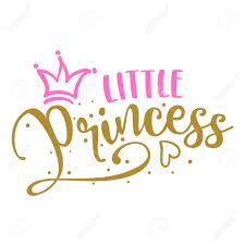 Hello little princess baby shower vector set with pattern and four greeting designs. Little Princess Baby Shower Text Baby Girl Queen Good For Royalty Free Cliparts Vectors And Stock Illustration Image 155229308