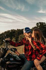 Engagement Photos Motorcycle Motorcycle Couple Couples Photoshoot Motorcycle Engagement Photos