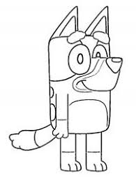 Free printable coloring pages for kids and adults. Bluey Bingo And Bandit Heeler Coloring Page 1001coloring Com