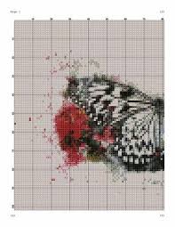 Alpha friendship bracelet pattern #41349 variation #53940 added by megan1029. Butterfly Cross Stitch Pattern