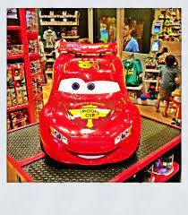Lightning Mcqueen At The Disney Store In Times Square New York City Disney Store Lightning Mcqueen New York City