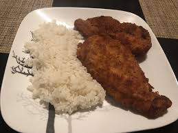 Stir in rice and peas and cook until. Homemade Fried Chicken Cutlets And White Ricefood For Healthy Living Home Remedy For Healthy Li Homemade Fried Chicken Fried Chicken Cutlets Chicken Cutlets
