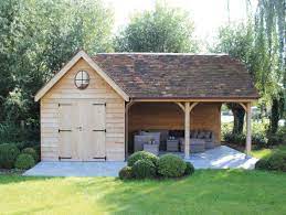 Maatwerk Houten Tuinhuis Poolhouse Carport Maatwerk Houten Tuinhuizen Poolhouses Carports Landelijke Bijg Tuinhuizen Achtertuin Schuurtjes Tuinhuis