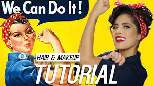 Rosie The Riveter Hair And Makeup Tutorial Melissa Alatorre Rosie The Riveter Hair Rosie The Riveter Costume Rosie The Riveter