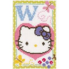 Résultat de recherche d'images pour "images broderie hello-kitty"