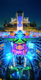 Harmony Of The Seas Forget Star Gazing Experience The Bright Nights And Adventure Lights On The World Cruise Travel Royal Caribbean Cruise Carribean Cruise