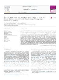 Google's free service instantly translates words, phrases, and web pages between english and over 100 other languages. Pdf Insecure Attachment Style As A Vulnerability Factor For Depression Recent Findings In A Community Based Study Of Malay Single And Married Mothers Nor Ba Yah Abdul Kadir Academia Edu