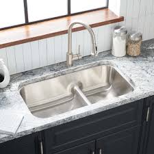 White undermount kitchen sink 60 \/40 undermount drawer slide. 32 Calverton 60 40 Low Divide Double Bowl Stainless Steel Undermount Sink