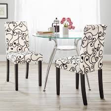 Upholstered Dining Chairs Set Of 2 White Kitchen Living Room Modern Seating New White Modern Dining Chairs Upholstered Dining Chairs Parsons Dining Chairs
