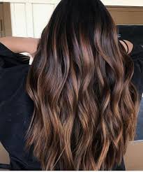 As you can see on this hairstyle the light brown suits dark brown beautifully. Top 40 Best Balayage Hairstyles For Natural Brown Black Hair Color 10 With Images Hair Color For Black Hair Long Brown Hair Balayage Hair