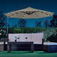 Here are just a few of our more frequently asked questions: Solar Led Cantilever Parasol With Cover Garden Gear