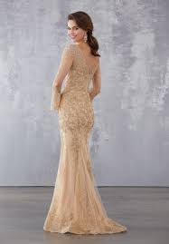 Lace And Net Social Occasion Dress With Beaded Lace Appliques Morilee Social Occasion Dress Dresses Evening Dresses With Sleeves