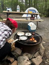 Maybe you would like to learn more about one of these? Campground Comes With Fire Pit Picnic Table Free Wifi And Port O Potties Nearby Bild Von Mount Pocono Campground Mount Pocono Tripadvisor