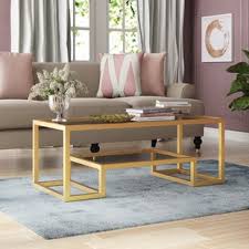 These 6 pane window tables are ideal for displaying memorabilia, keepsakes. Brass Coffee Tables You Ll Love In 2021 Wayfair