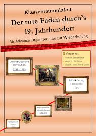 Klassenraumplakat Der Rote Faden Durch S 19 Jahrhundert Unterrichtsmaterial Im Fach Geschichte In 2020 Jahrhundert Geschichte Erste Klasse