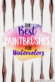 Paintbrushes For Watercolors How To Buy The Right