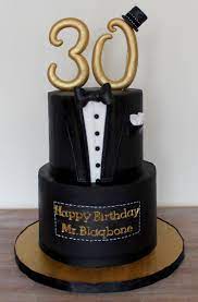 50 30th birthday cakes ranked in order of popularity and relevancy. 30th Gentlemen Suit Birthday Cake Black Gold Birthday Cakes For Men 30th Birthday Cakes For Men Cake