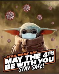 Happy Monday May The Fourth Be With You Checkout Our Products And Stay Safe Star Wars Poster Star Wars Art May The Fourth Be With You