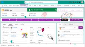 Salesforce Celebrations Show Confetti On Screen Sfdc Lessons