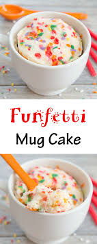 Funfetti Mug Cake Recipe Funfetti Mug Cake Mug Recipes Mug Cake Microwave