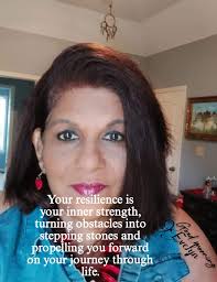 Resilience is the courage to begin again, knowing you are stronger with  every step.
