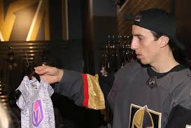 1 pick in the 2003 nhl draft, he became the third goalie to be chosen first, joining michel plasse (montreal canadiens, 1968) and rick dipietro (new york islanders, 2000). Vegas Golden Knights Marc Andre Fleury Checks Out A T Shirt For His Daughter At The Armory The Golden Knight Team Store At T Mobile Arena On Thursday June 22 2017 In Las Vegas Bizuayehu