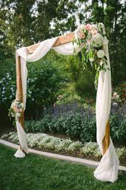 Many brides want their wedding ceremony to have a gorgeous and personalized backdrop with seasonal flowers, fabrics, and various builds, building a simple, chic rustic arbor yourself isn't difficult at all with a easy diy project. 30 Best Floral Wedding Altars Arches Decorating Ideas Stylish Wedd Blog