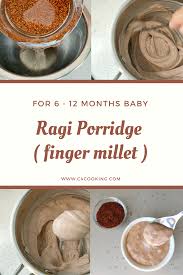 Ragi Porridge Recipe For Babies Starting From 6 Months In 2020 Baby Month By Month Baby Food Recipes Porridge Recipes