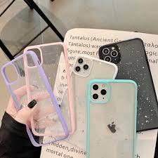 The iphone 12 is getting a fresh new color — a beautiful purple perfectly suited for springtime. Iphone 12 Iphone 12 Pro Case Candy Color Frame Star Glitter Gel Clear Silicone Flexible Hard Back Cover Full Body Slim Wireless Charging Gmyle For Apple Iphone 12 12 Pro