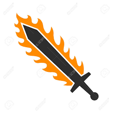 Garena free fire, a survival shooter game on mobile, breaking all the rules of a survival game. Flame Sword Or Sword On Fire Flat Icon For Games And Websites Royalty Free Cliparts Vectors And Stock Illustration Image 57642558
