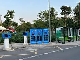 Màn hình trạm đổi pin Vinfast