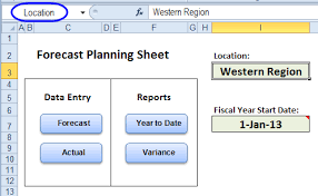 Excel Budget Forecast vs Actual