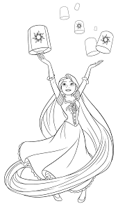 Disegni Da Colorare Rapunzel E Le Lanterne Pagine Da Colorare Disney Disegni Da Colorare Disegni